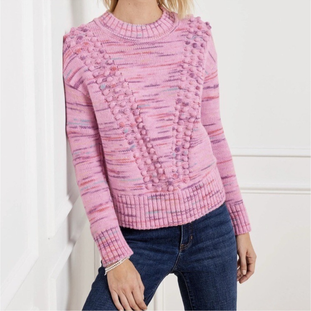 Talbots Multicolor Crew Neck Sweater Size M